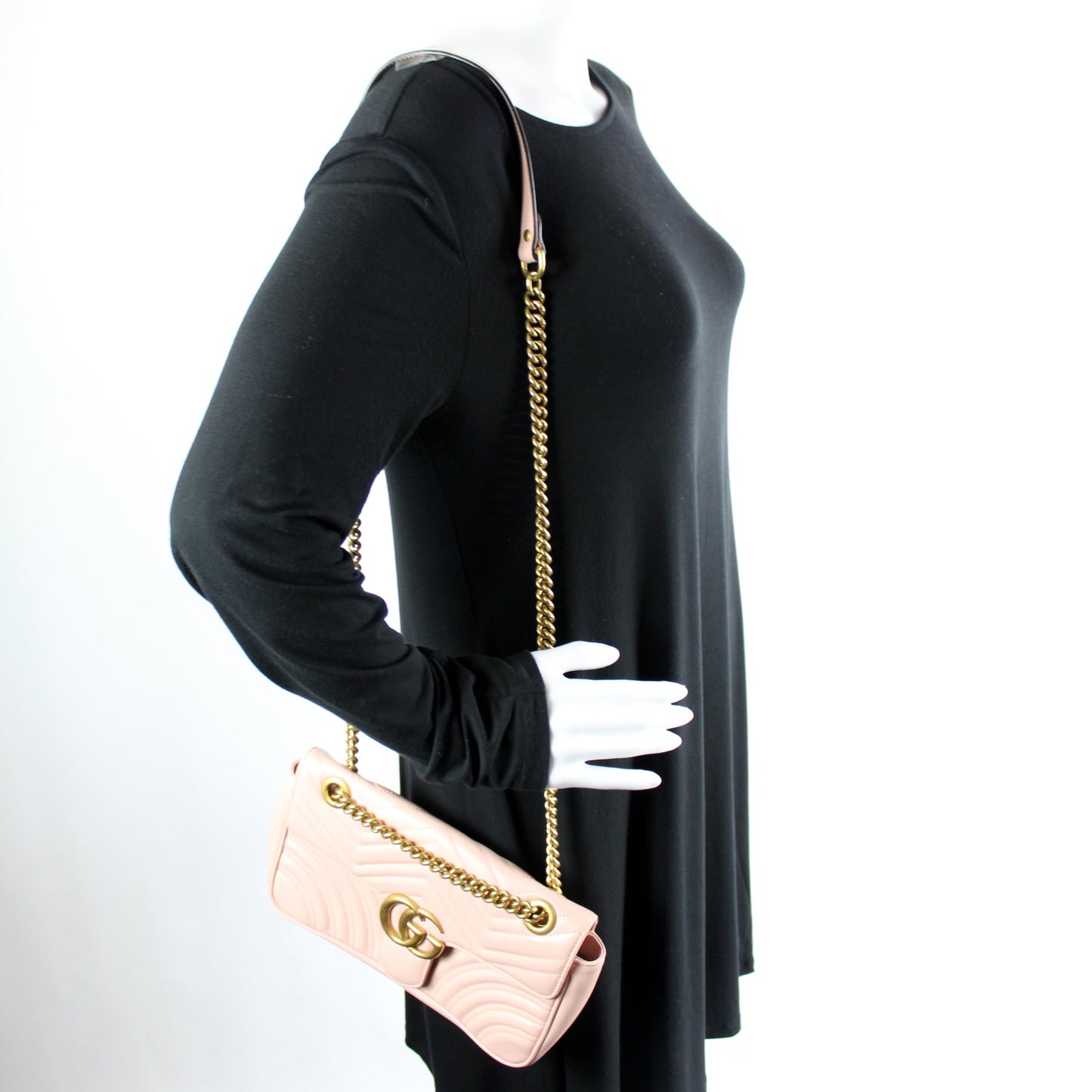 443497 GG Marmont Shoulder Small Flap