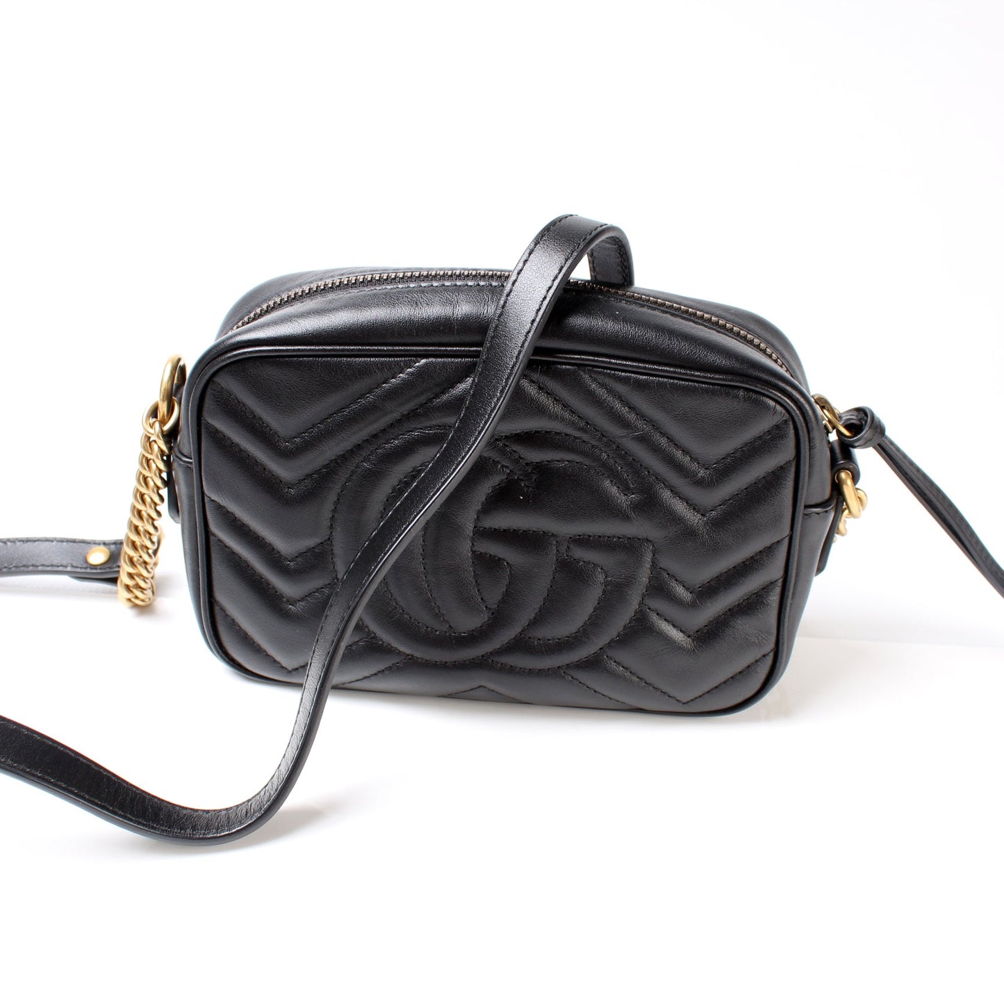 448065 GG Marmont Mini Camera Bag