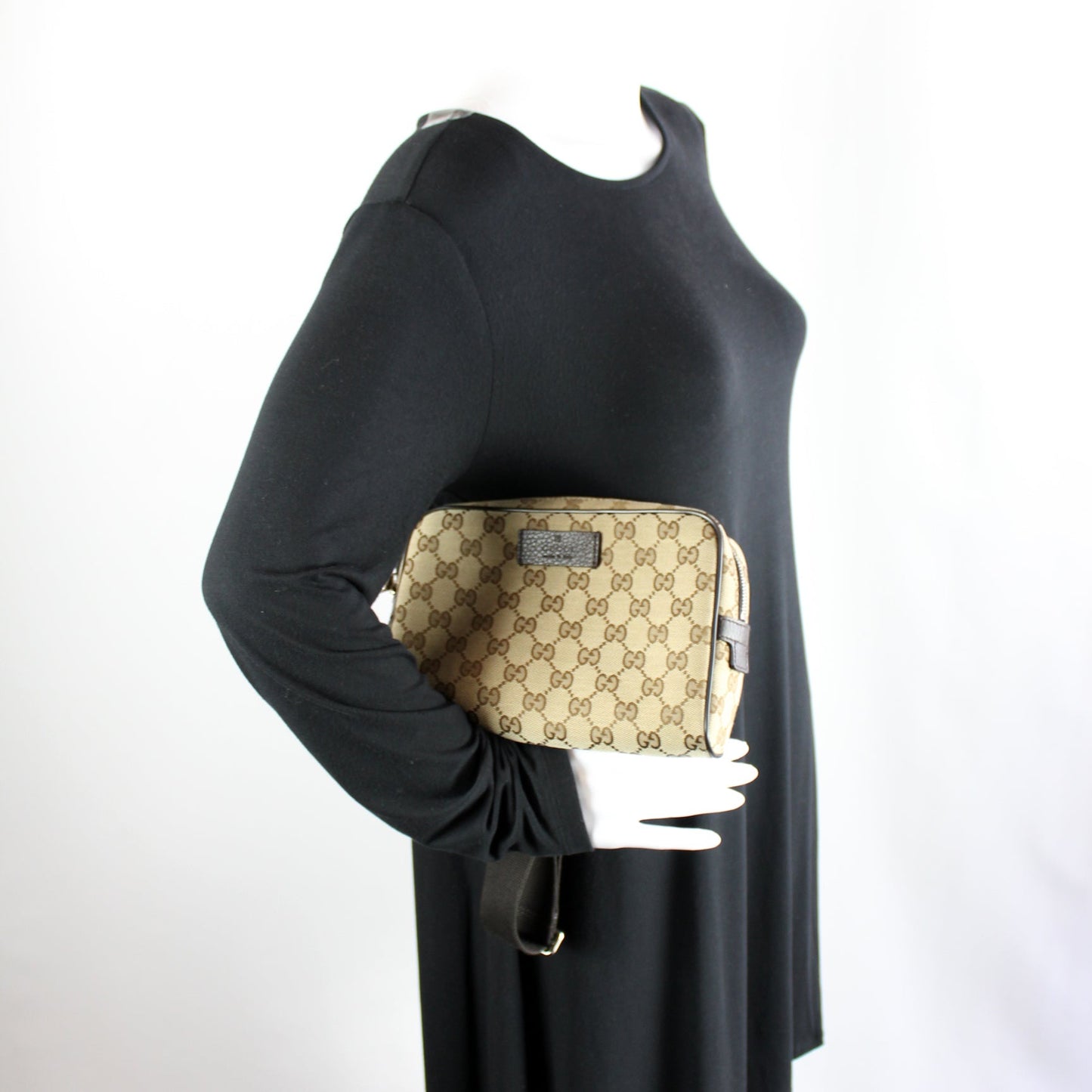 449174 GG Canvas Belt Bag