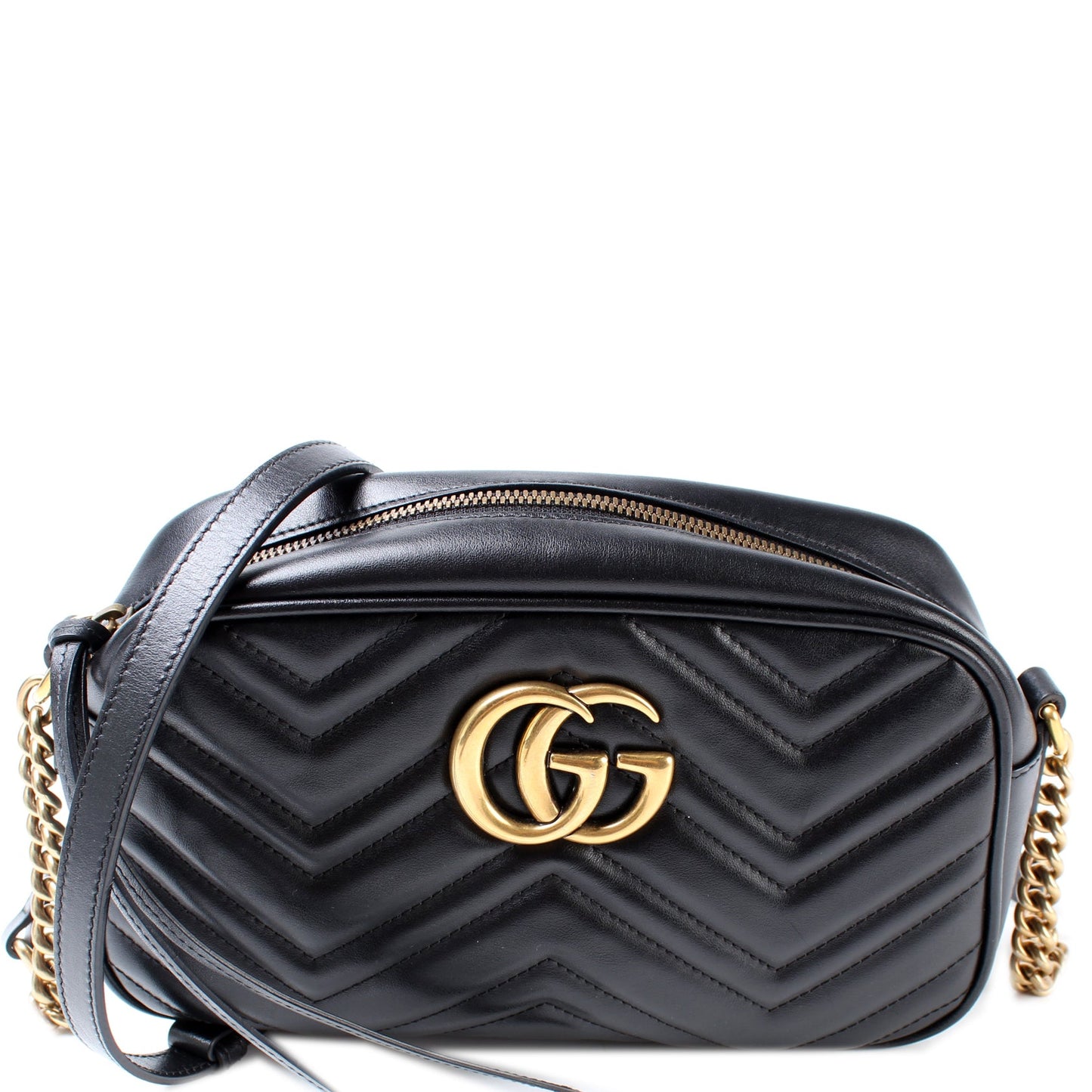 447632 Marmont Small Leather Camera Bag
