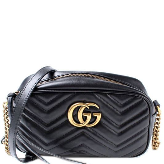 447632 Marmont Small Leather Camera Bag