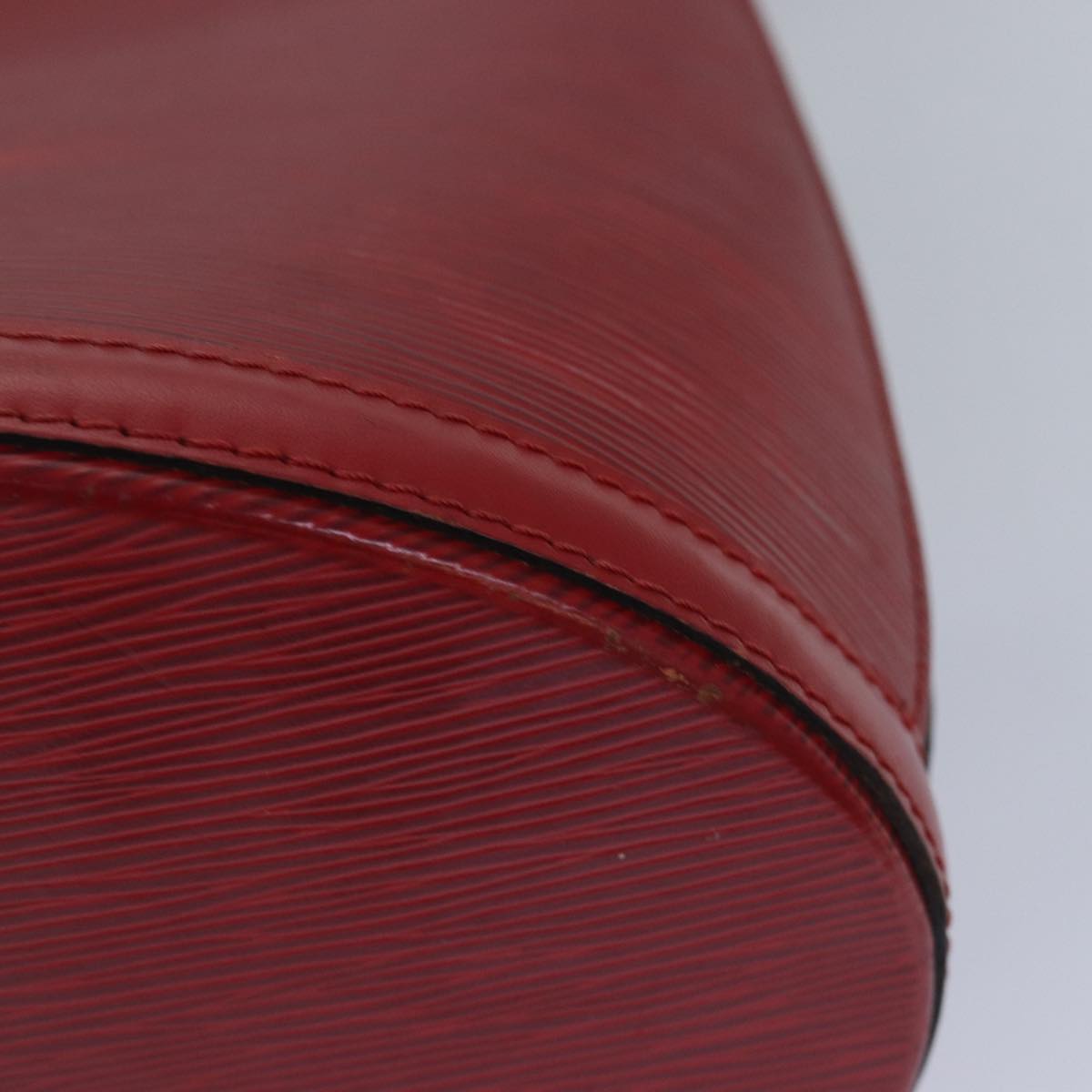 Louis Vuitton Cluny Red Leather Shoulder Bag