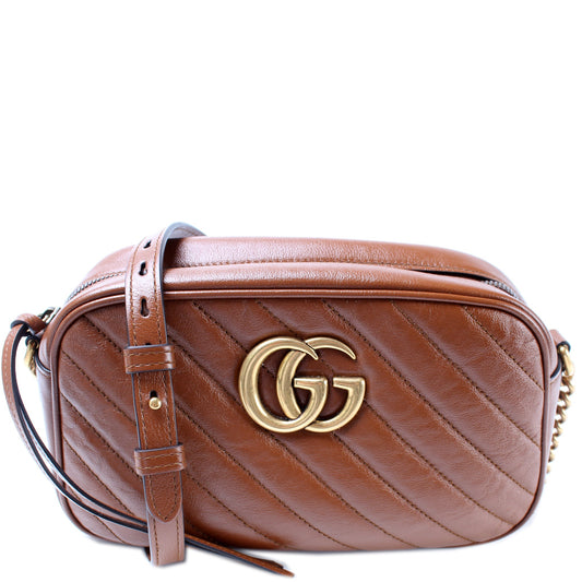 447632 Marmont Small Leather Camera Bag