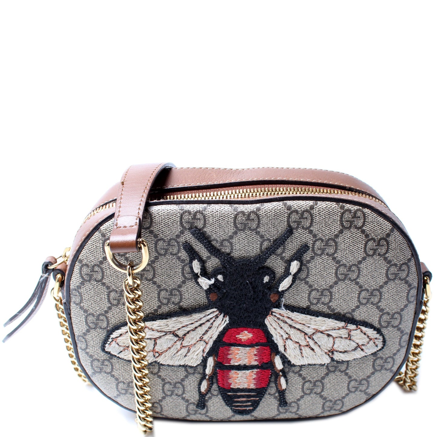 405535 GG Supreme Embellished Bee Mini Chain