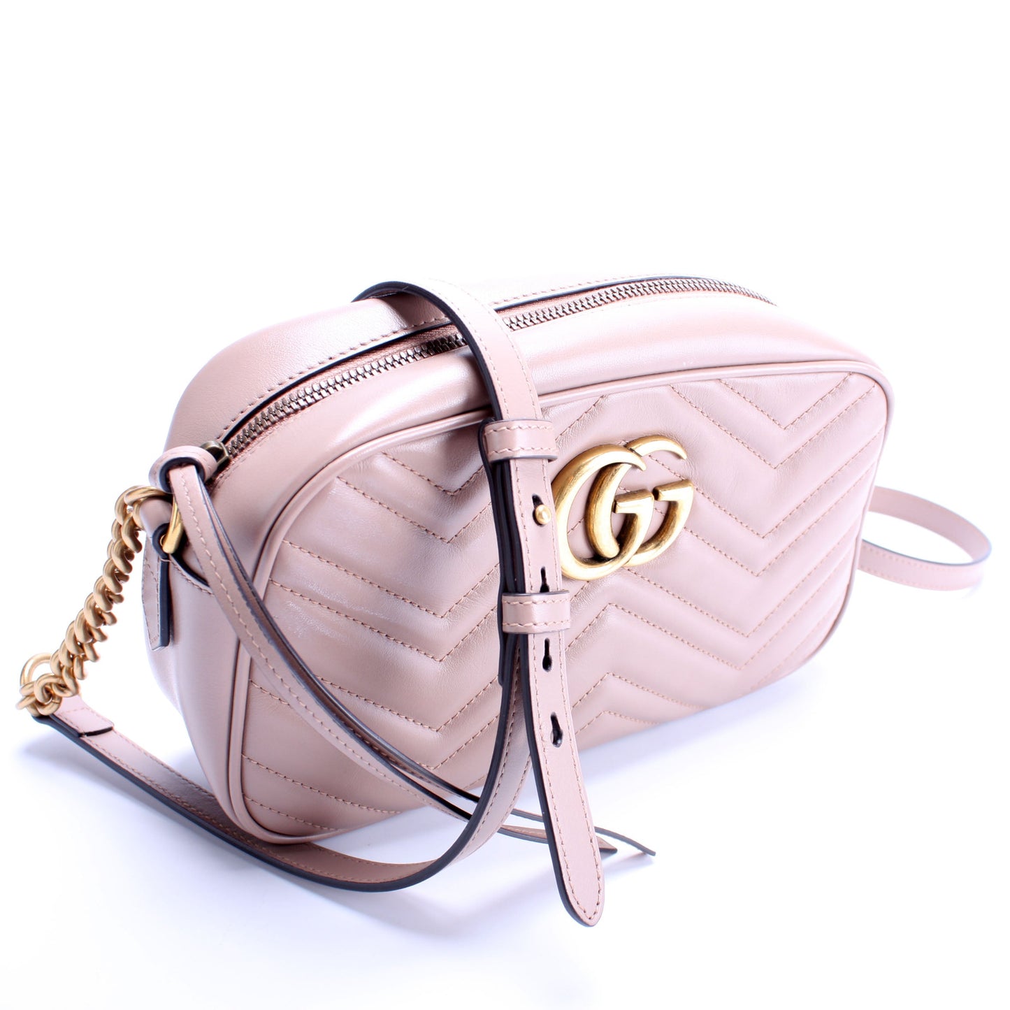 447632 Marmont Small Leather Camera Bag