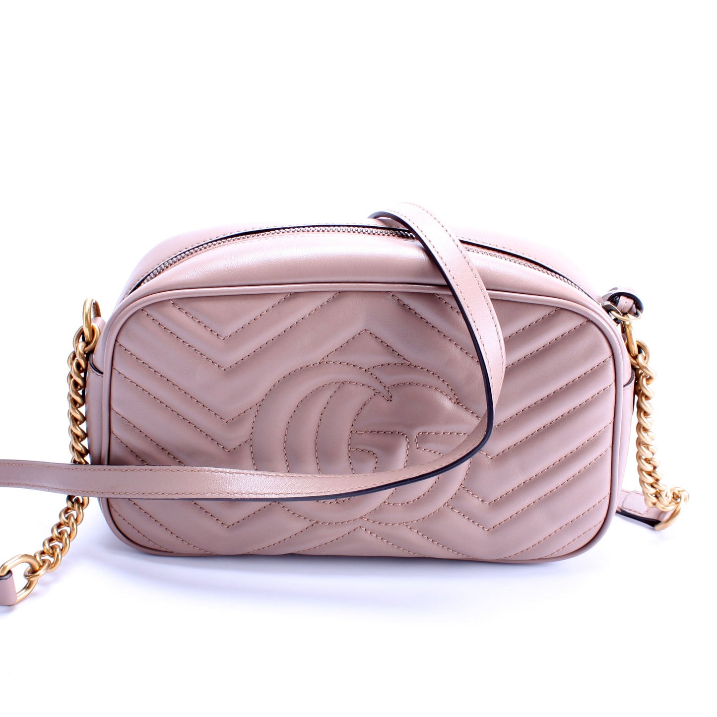 447632 Marmont Small Leather Camera Bag