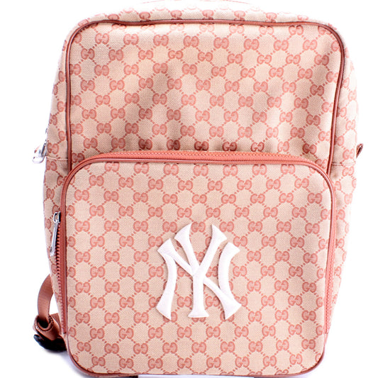 5367245 GG Canvas NY Yankees Medium Backpack