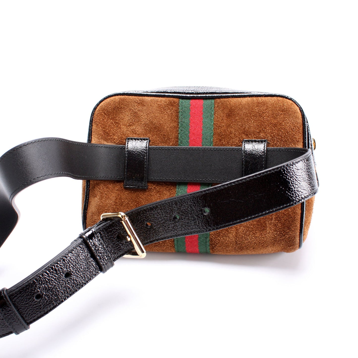 517076 Mini Ophidia Suede Belt Bag