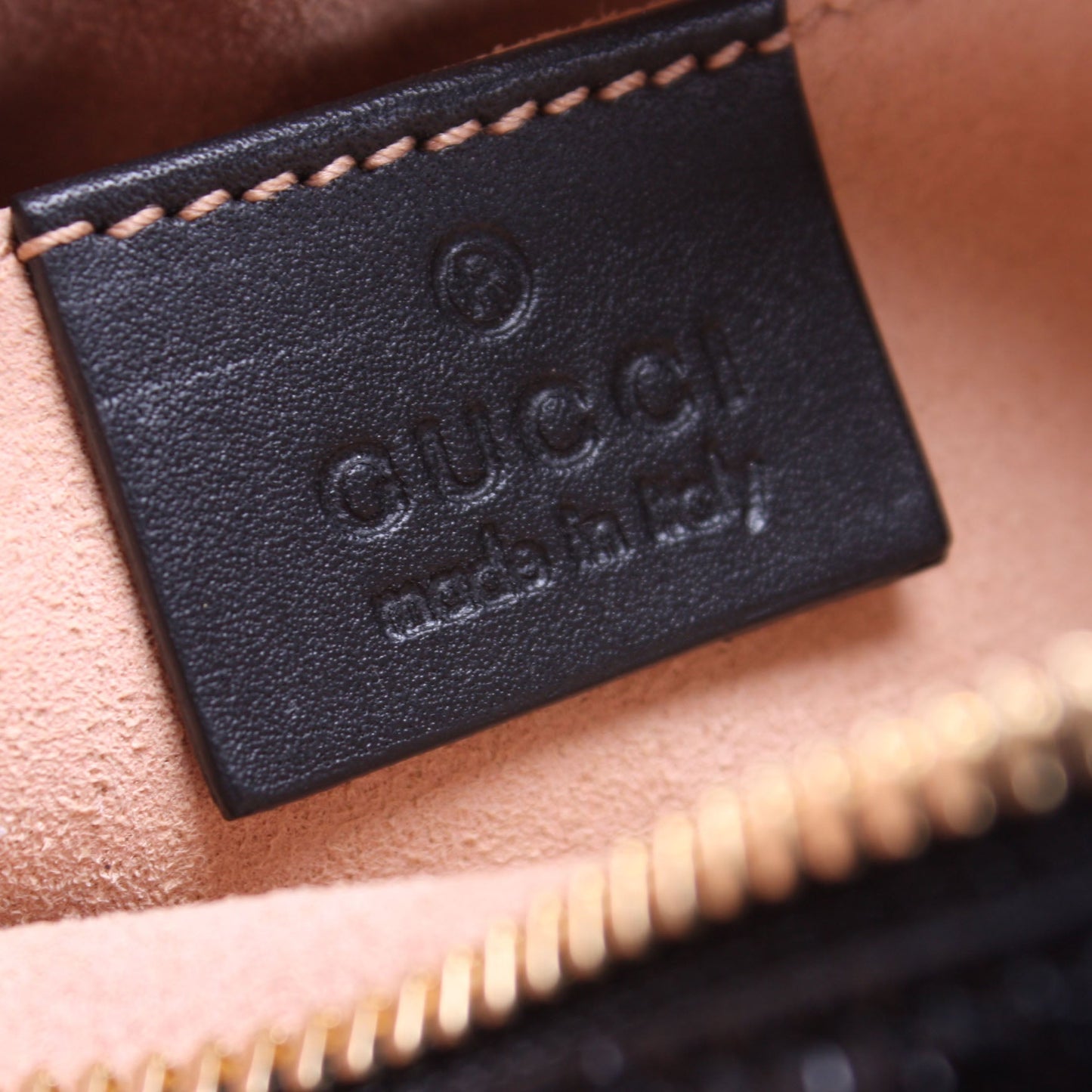 517076 Mini Ophidia Suede Belt Bag