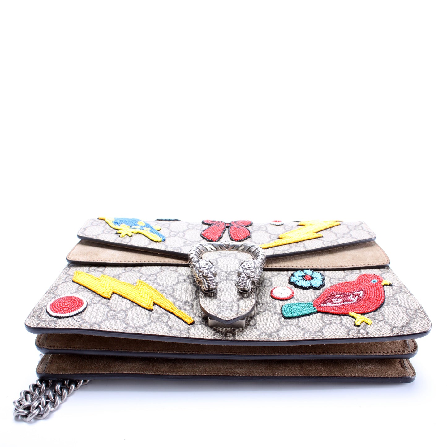 400249 Dionysus GG Bead Embellished Shoulder Small