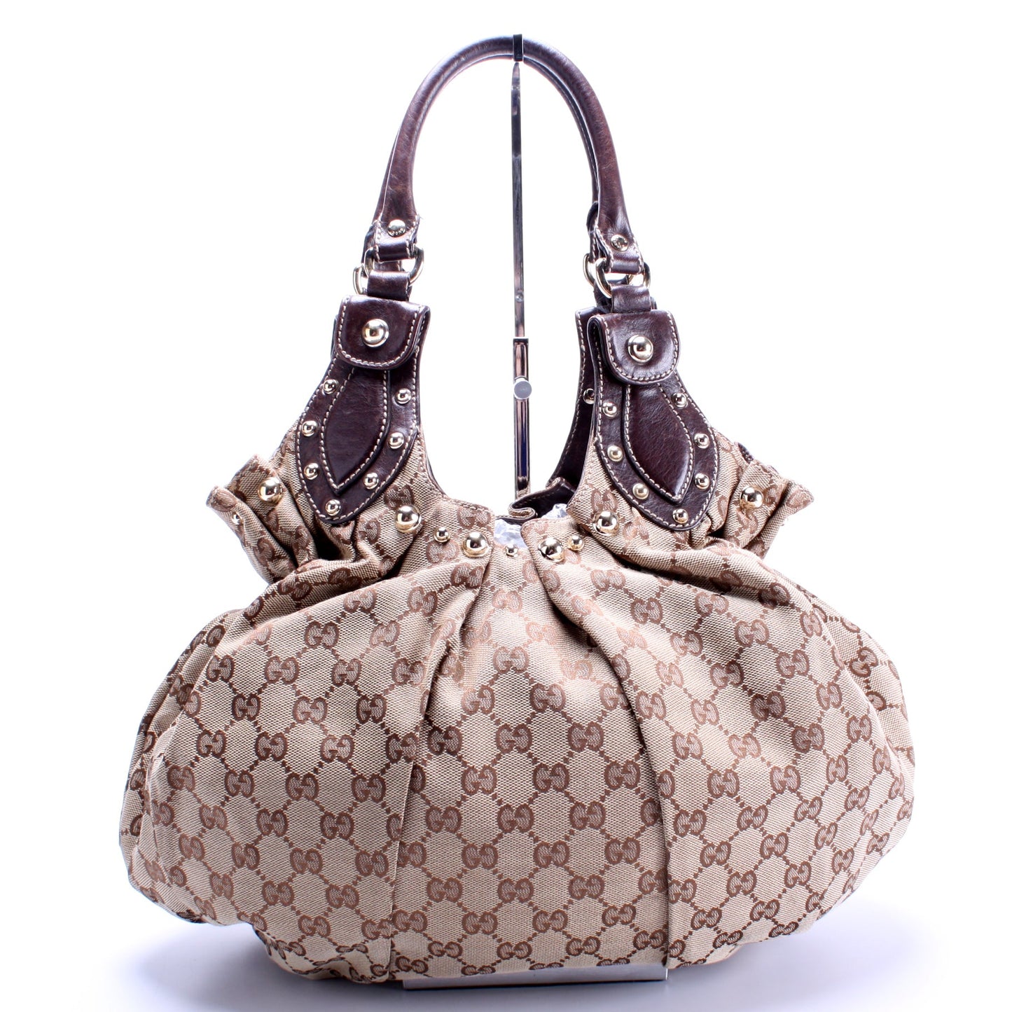 203624 GG Canvas Studded Pelam Medium