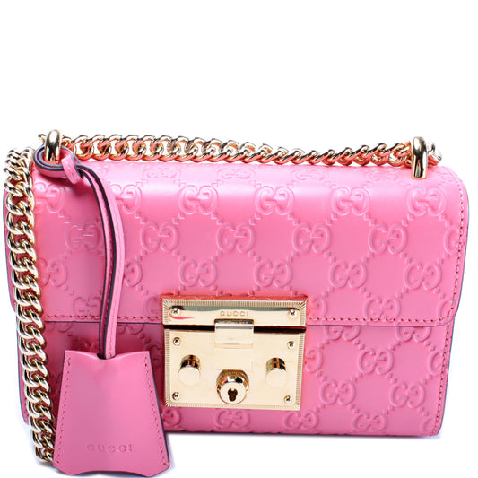 409487 Padlock Guccissima Small