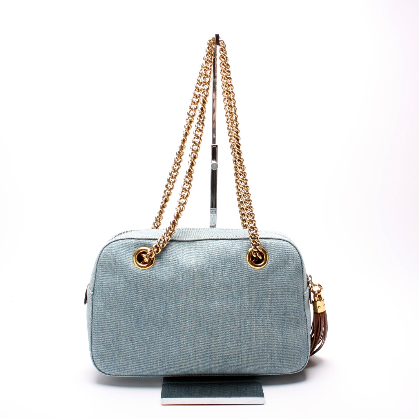 308983 Soho Denim Chain Shoulder Bag