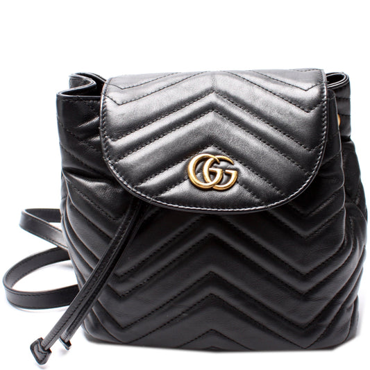 528129 Marmont Mini Backpack Leather