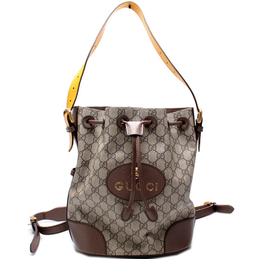 473875 Neo Vintage Drawstring Bucket Backpack