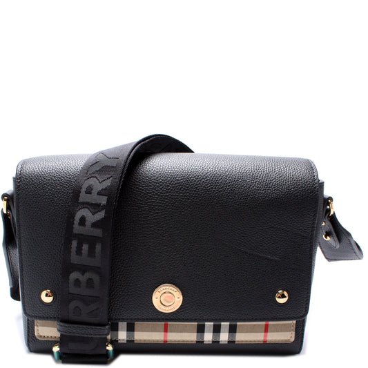 Note Crossbody Leather/Vintage Check