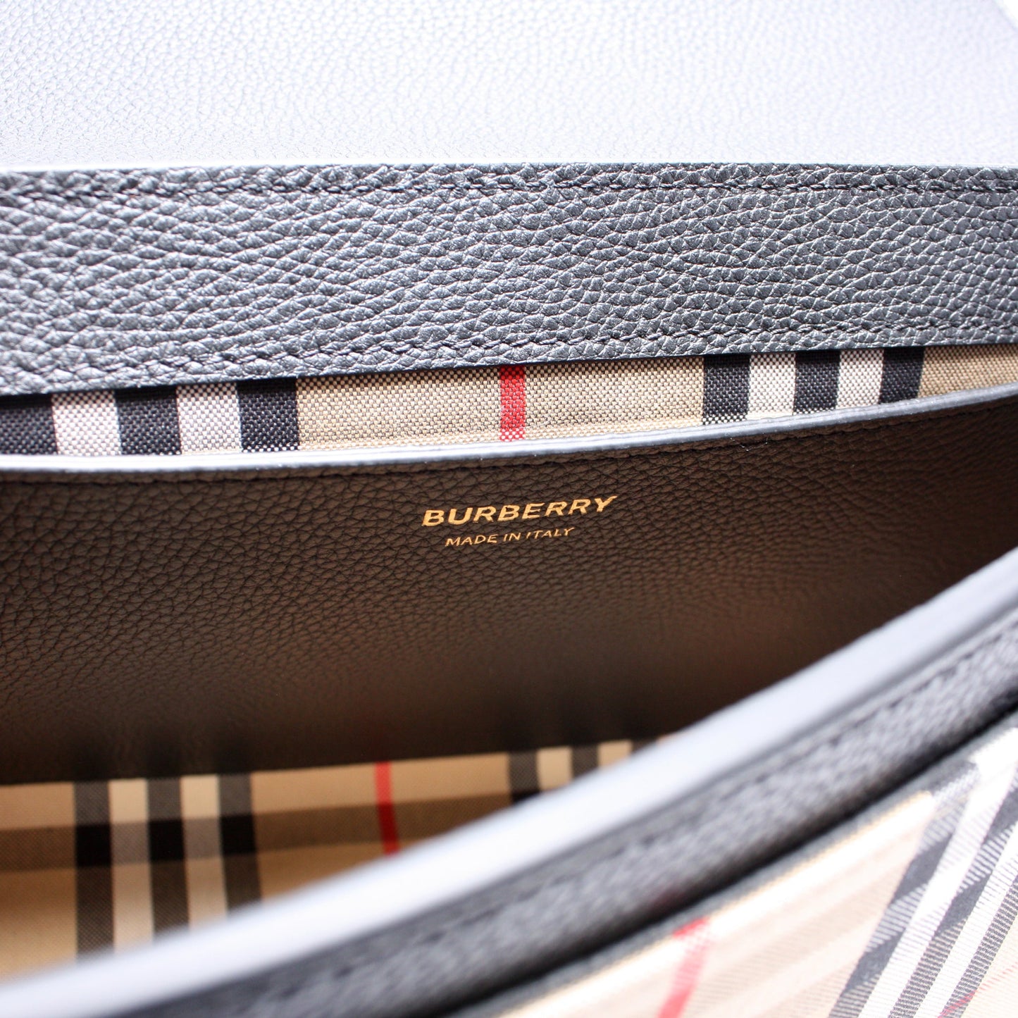 Note Crossbody Leather/Vintage Check