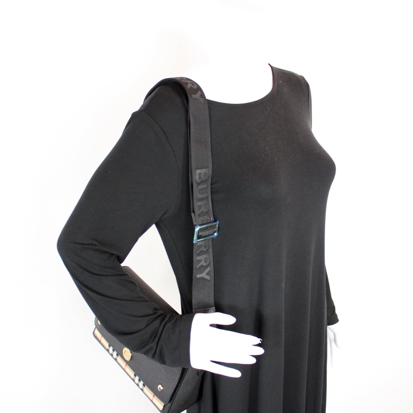 Note Crossbody Leather/Vintage Check