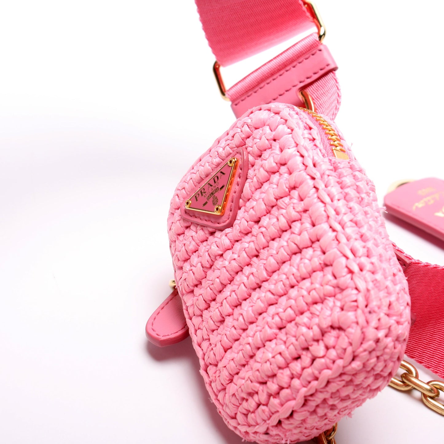 1BH204 Raffia Re-Edition 2005 Shoulder Bag