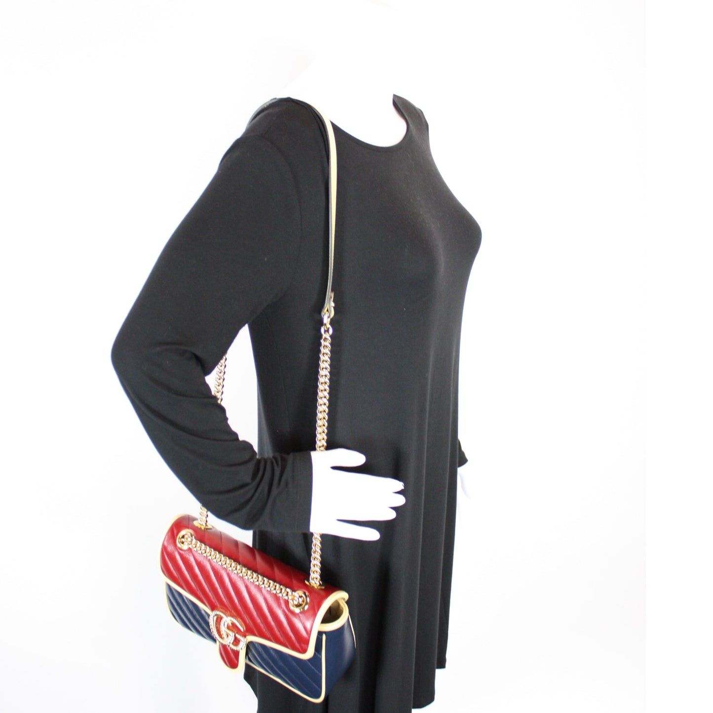 443497 GG Marmont Shoulder Small Flap