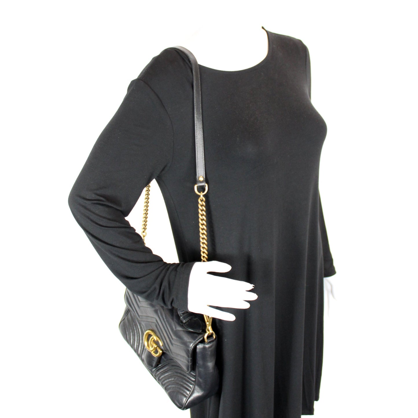 498110 GG Marmont Small Top Handle