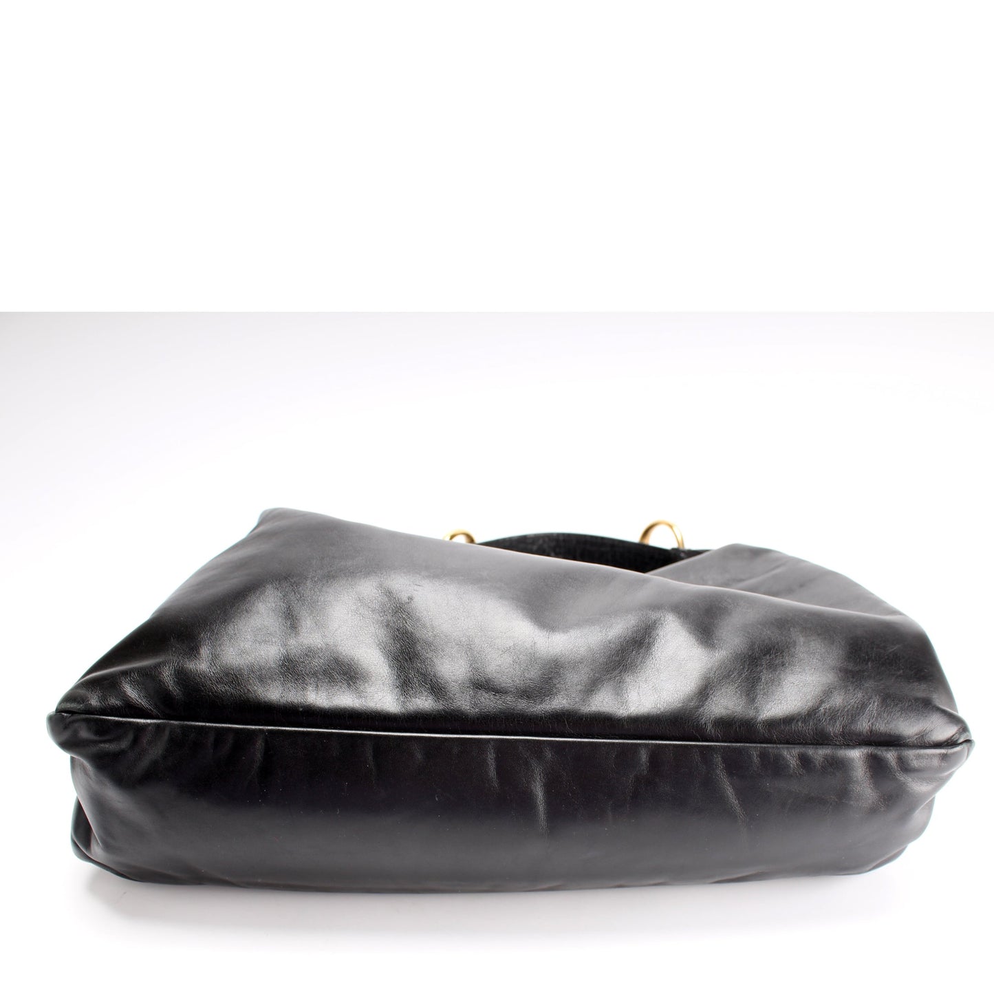 115867 Horsebit Leather Hobo