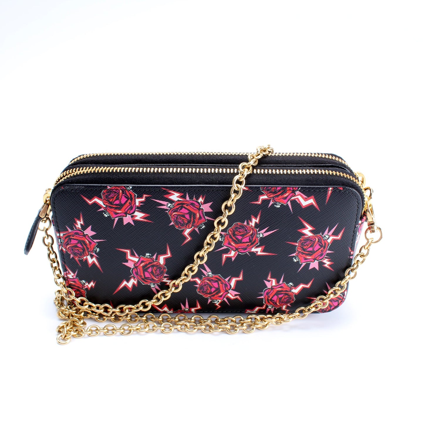 1DH010 Saffiano Double Zip WOC