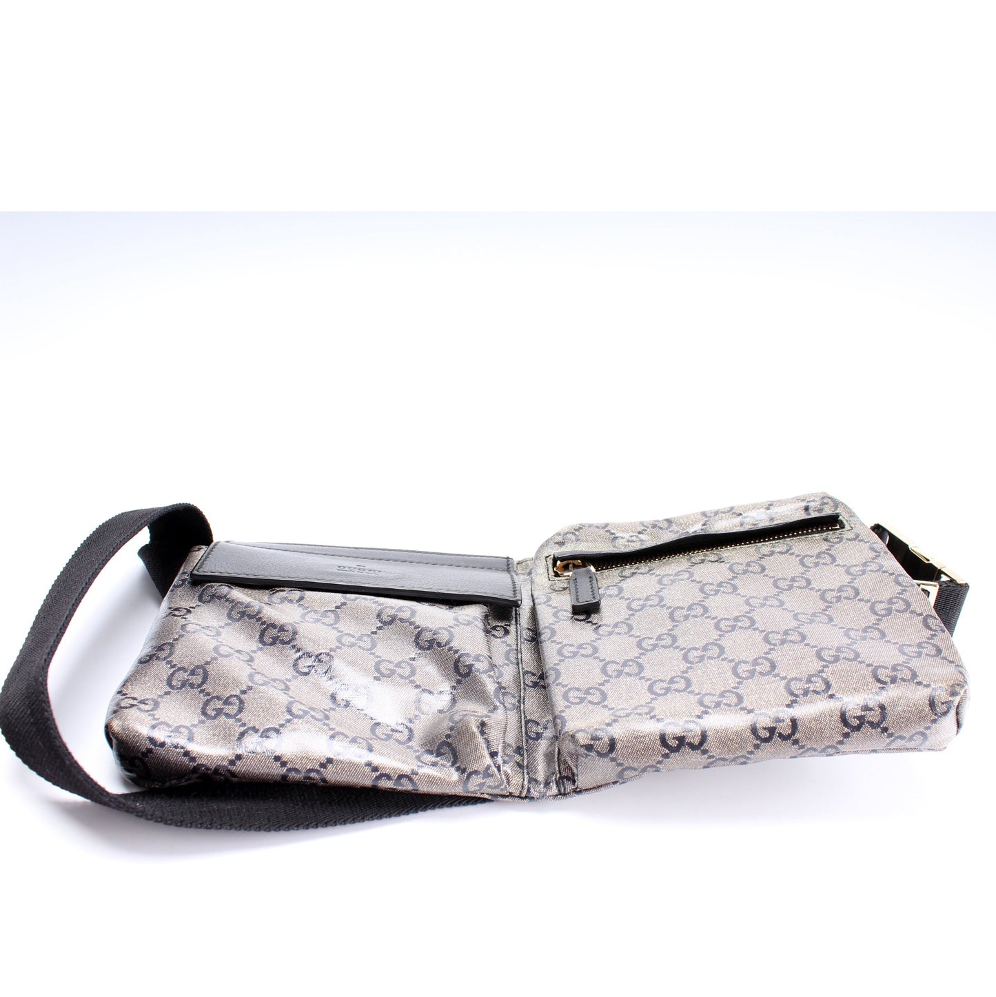 28566 GG Coated Canvas Waist Bag