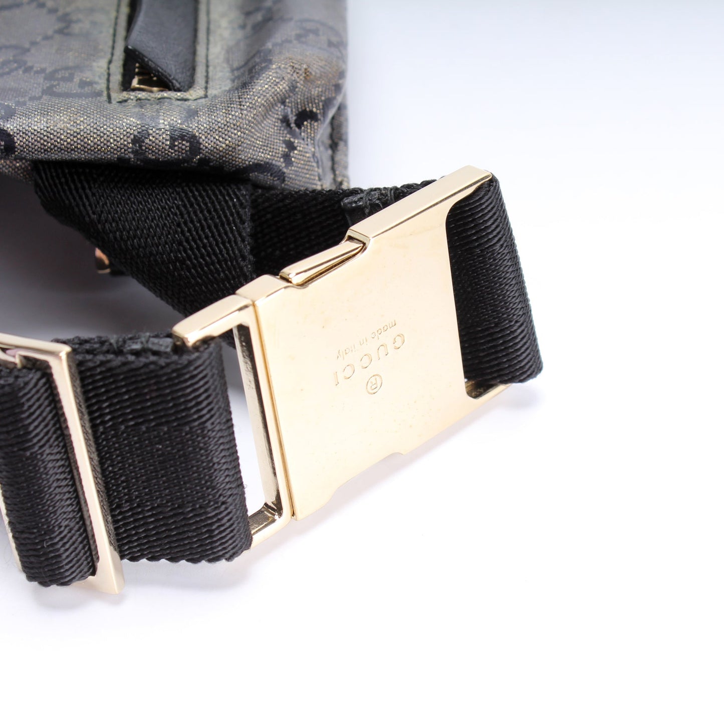 28566 GG Coated Canvas Waist Bag