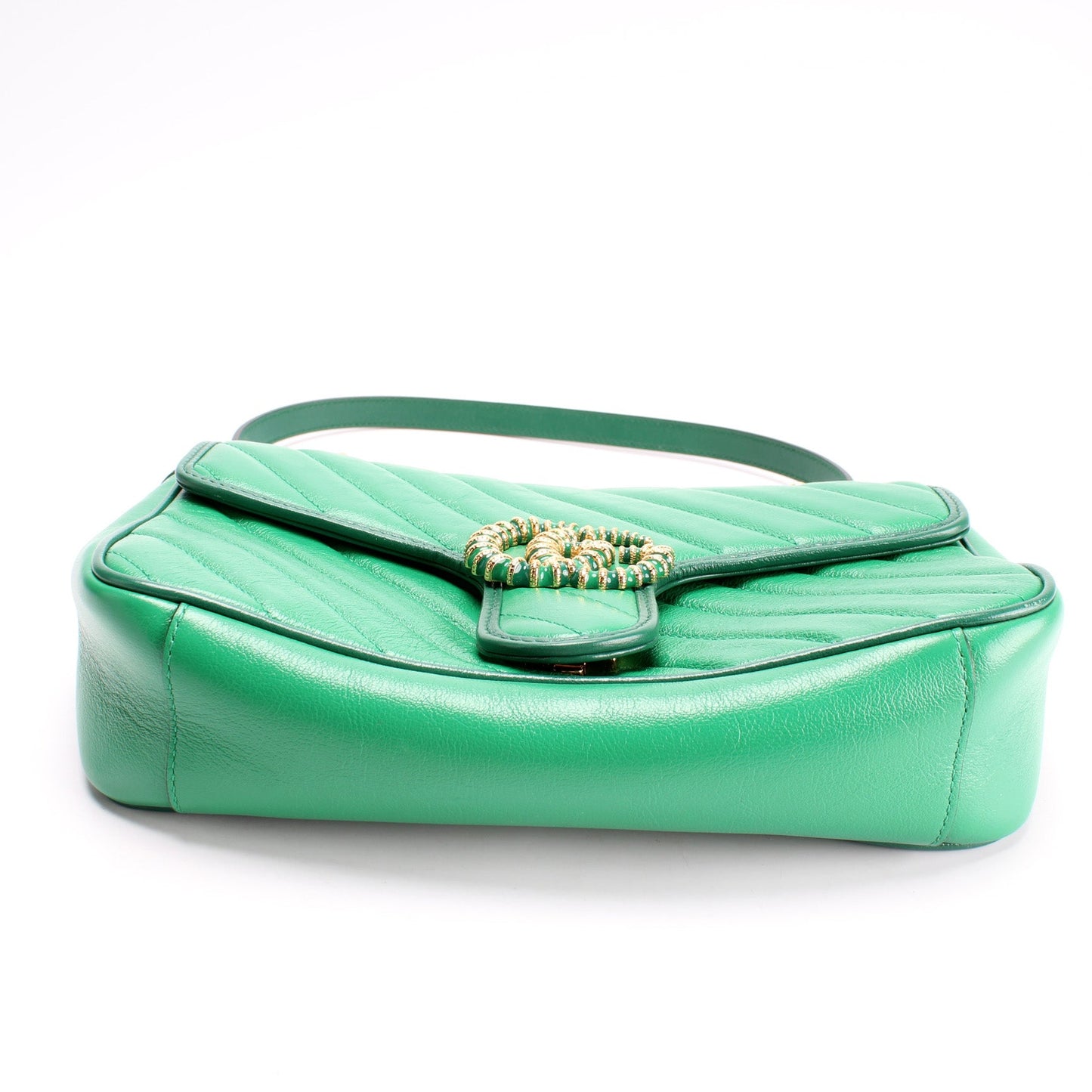 443497 Marmont Torchon Shoulder Small Flap