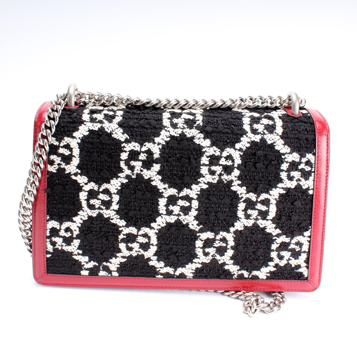400249 Dionysus Tweed GG Shoulder Small