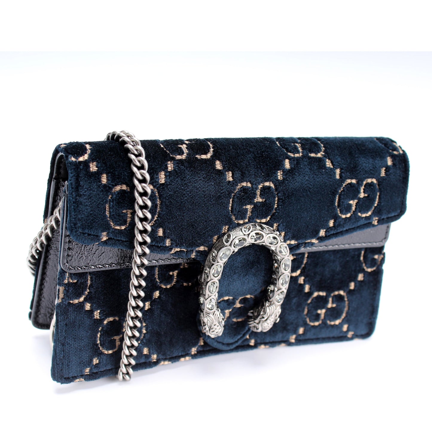476432 Dionysus GG Velvet Super Mini