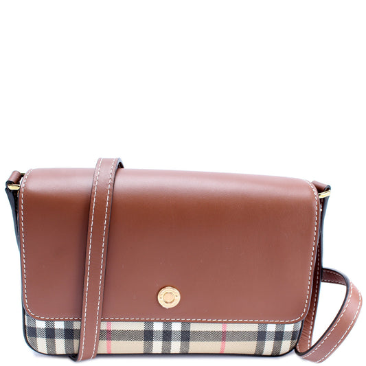 Hampshire Check Mini Note Crossbody