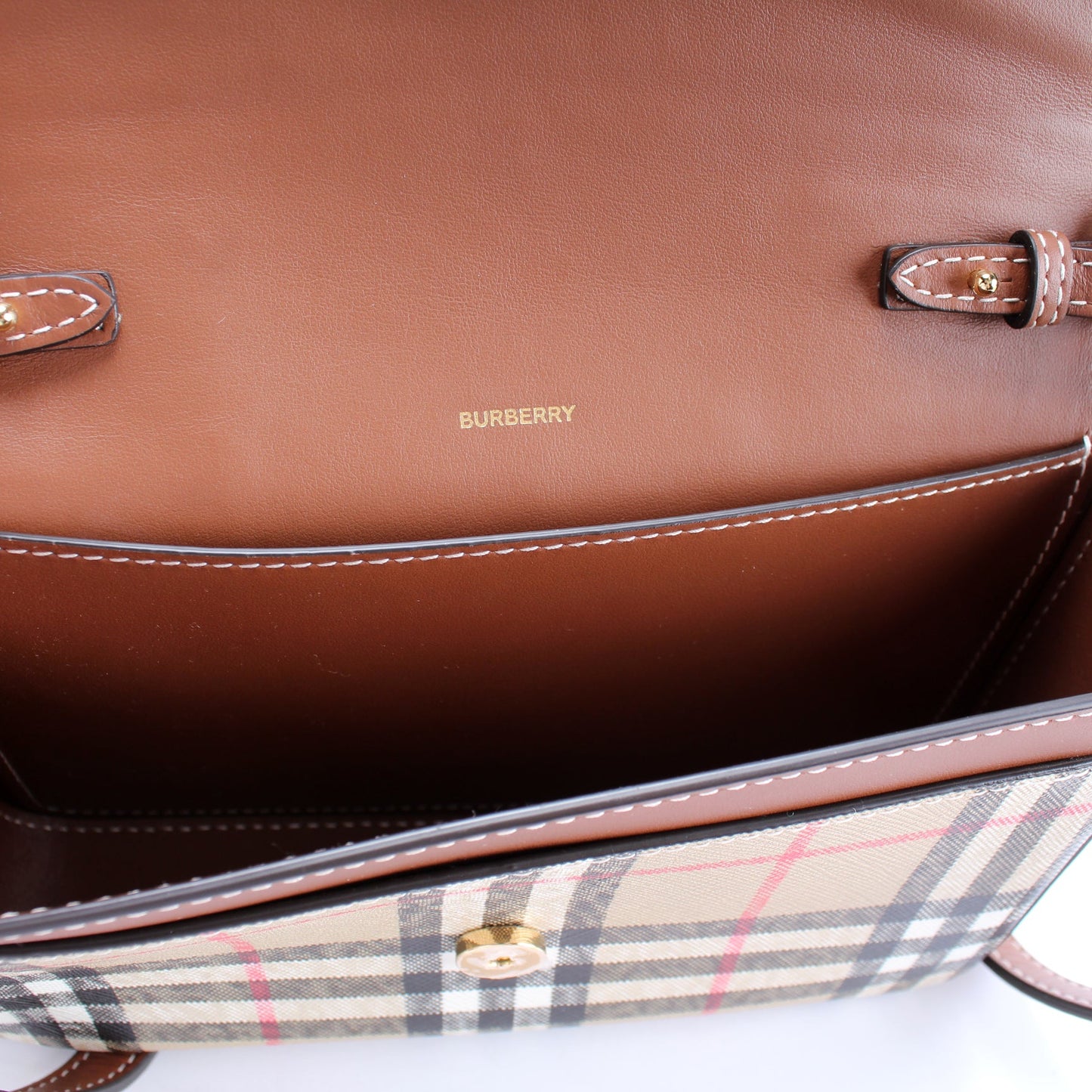 Hampshire Check Mini Note Crossbody