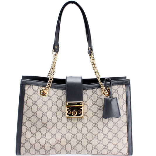 479197 Padlock GG Supreme Shoulder Medium