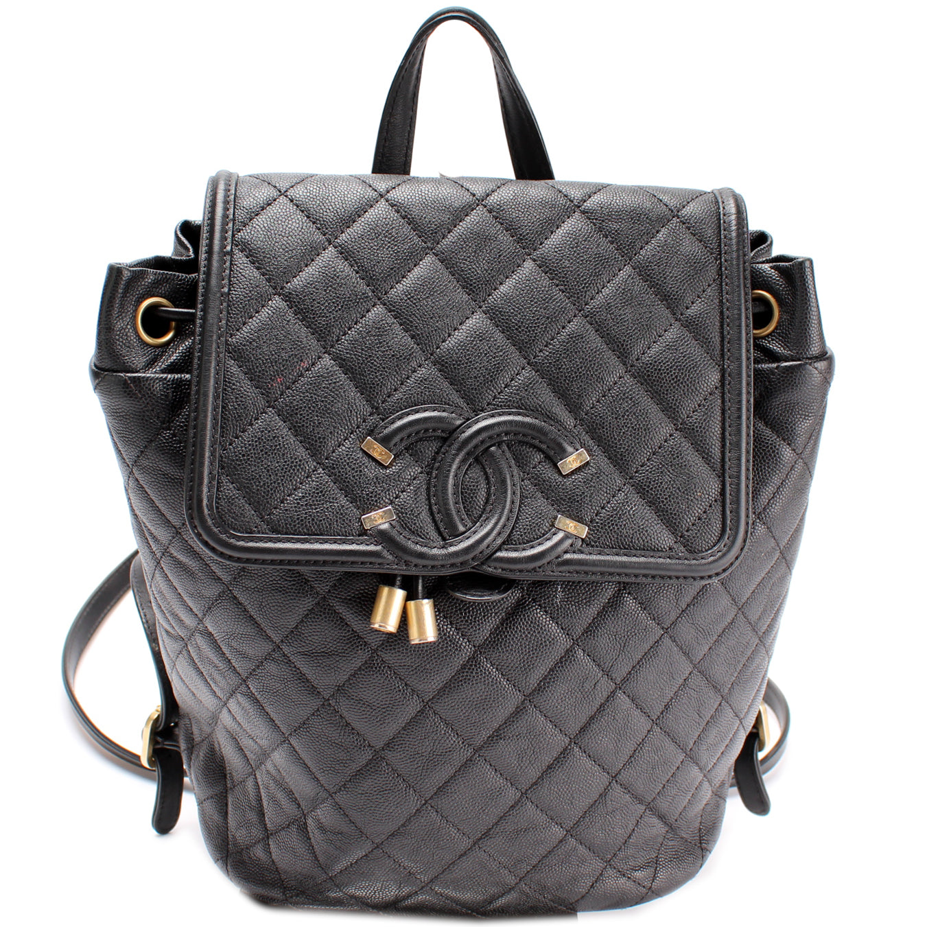 CC Filigree Backpack Caviar 25M