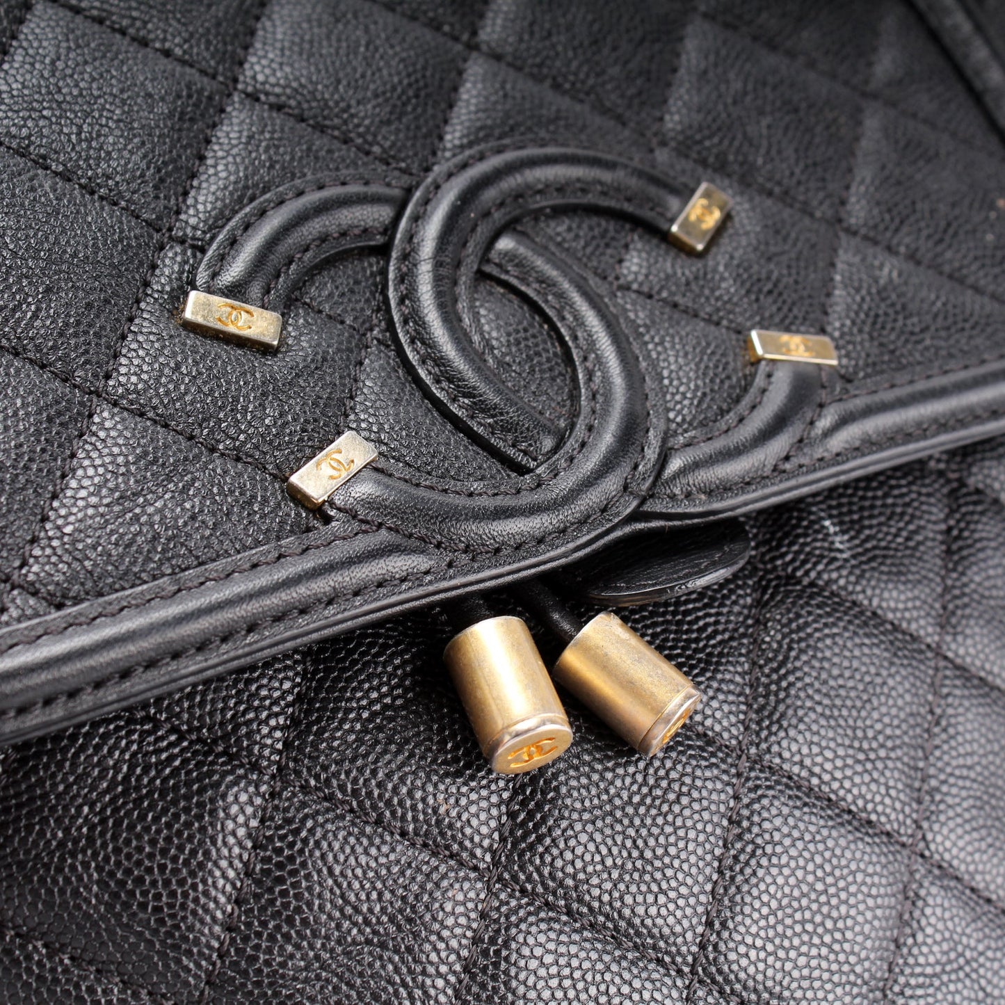CC Filigree Backpack Caviar 25M