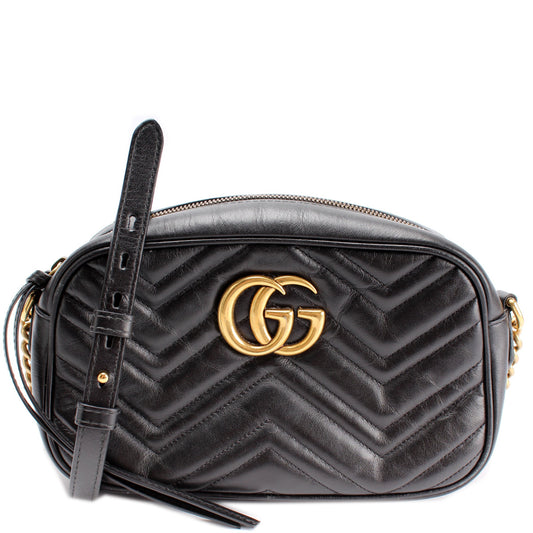 447632 Marmont Small Leather Camera Bag