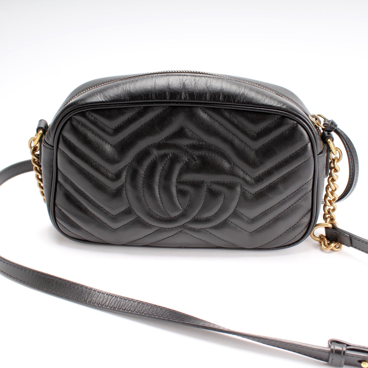 447632 Marmont Small Leather Camera Bag