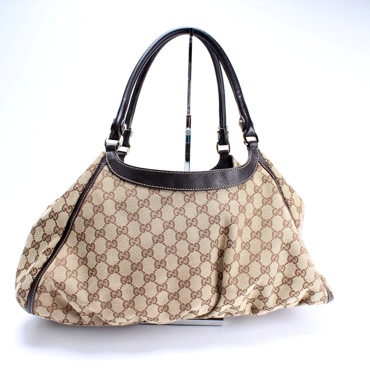189835 GG Canvas Abbey D Ring Large Hobo