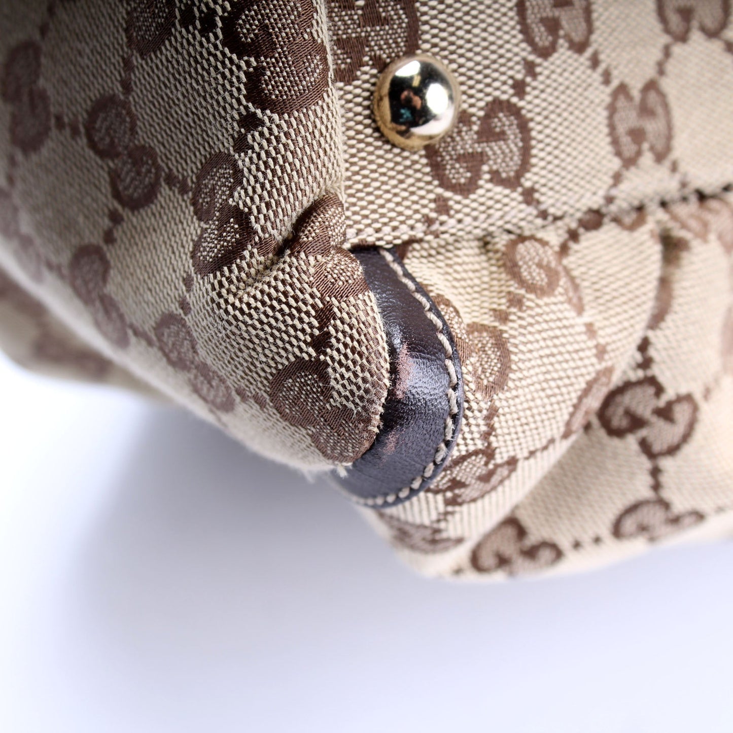189835 GG Canvas Abbey D Ring Large Hobo