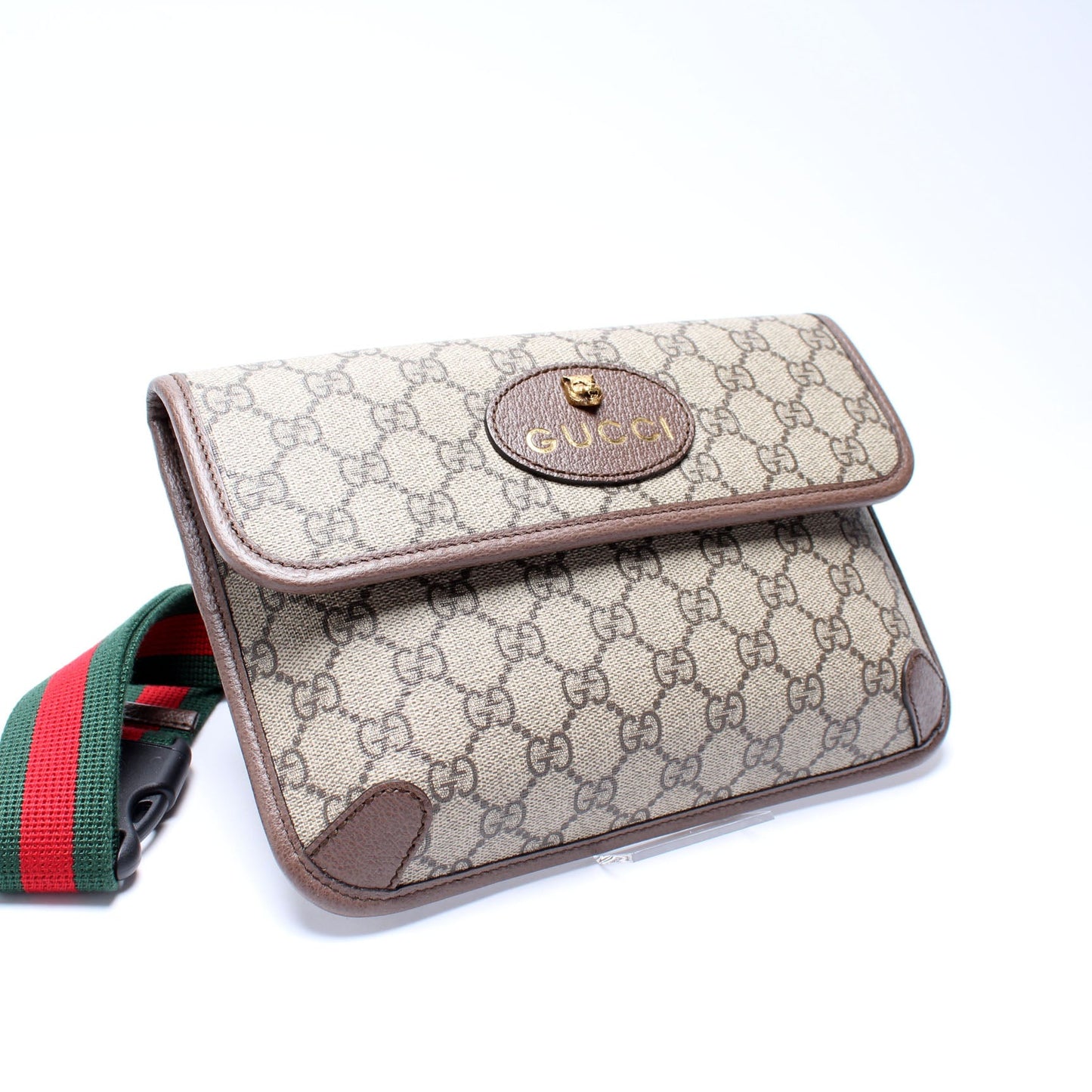 493930 GG Supreme Neo Web Belt
