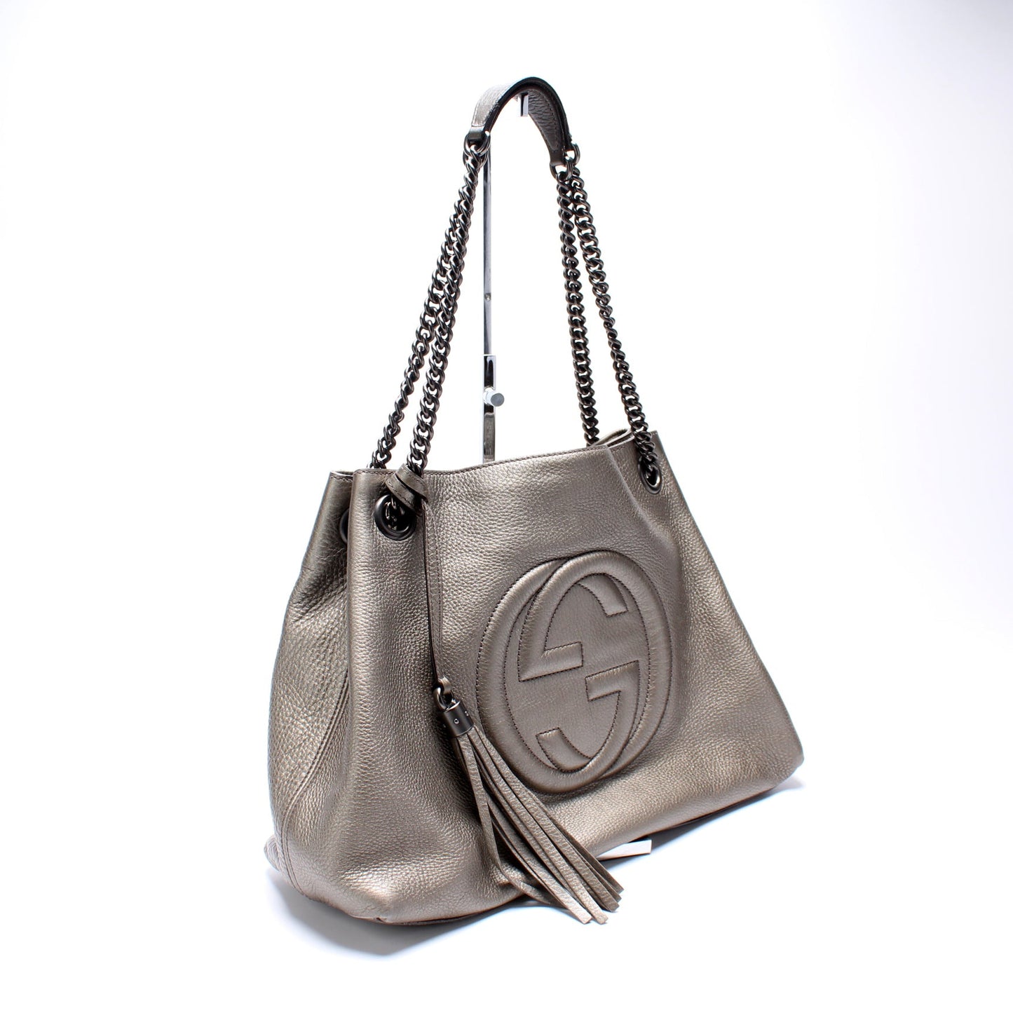 308982 Soho Leather Shoulder Medium