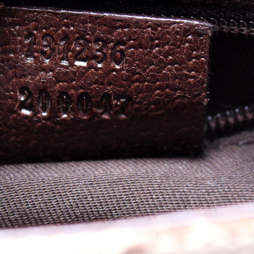 131236 GG Canvas Small Buckle Belt Bag