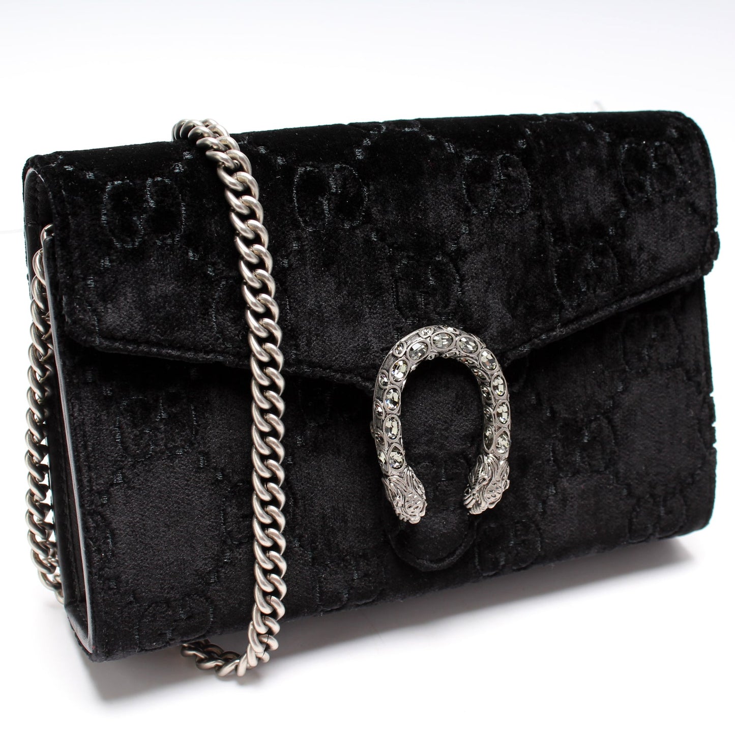 401231 GG Velvet Dionysus Mini Wallet
