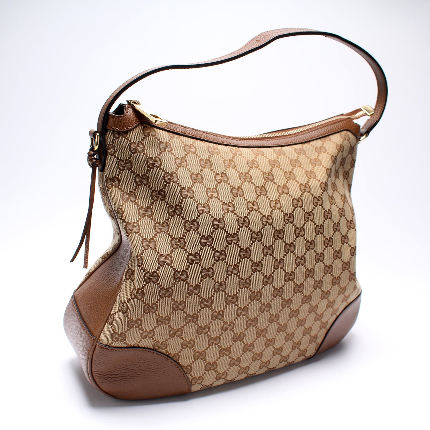 449244 GG Canvas Bree Hobo
