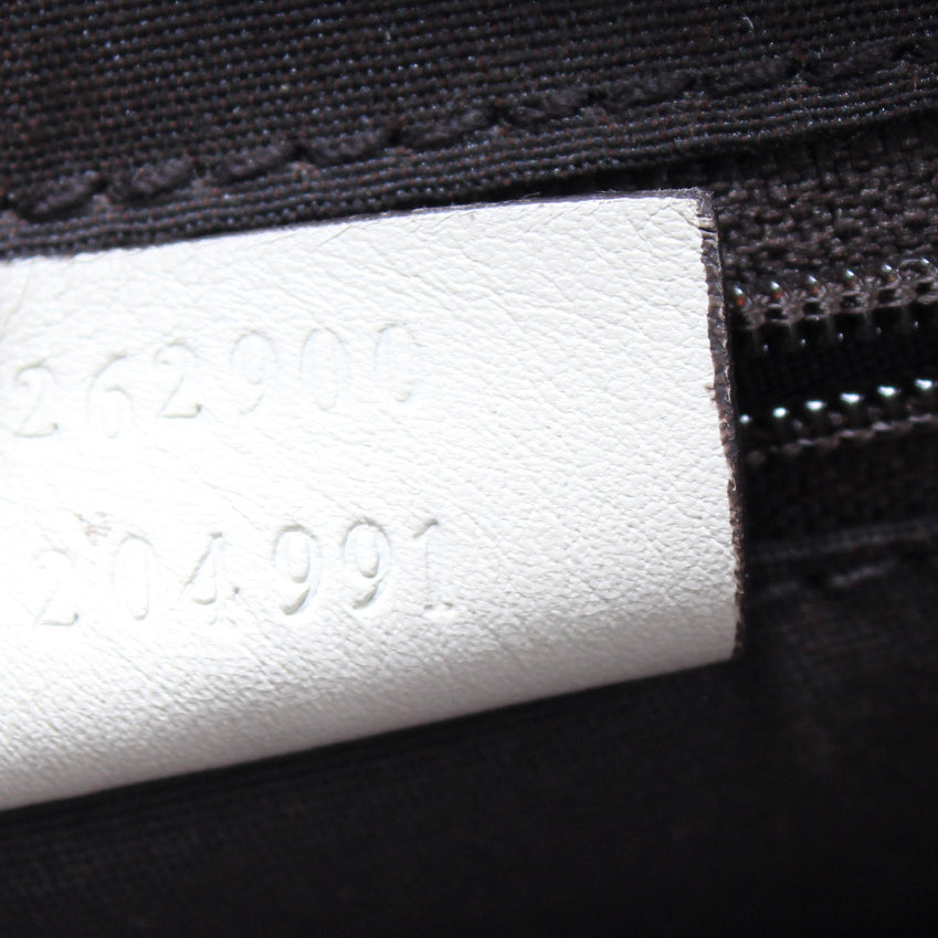 292900 GG Leather Crest Shoulder Bag