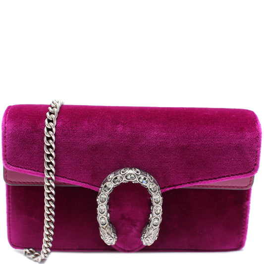 476432 Dionysus GG Velvet Super Mini