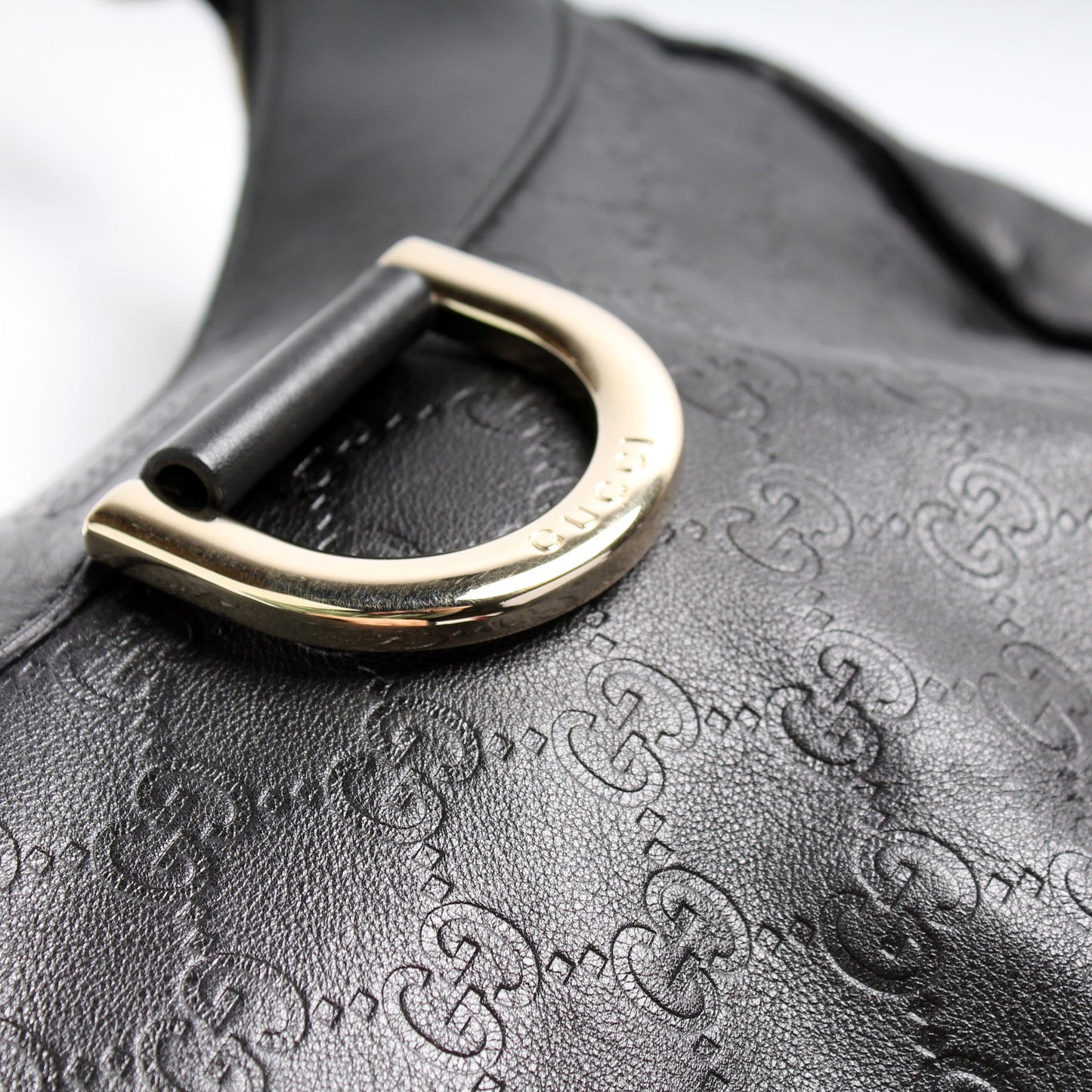 189833 Guccissima D Ring Hobo