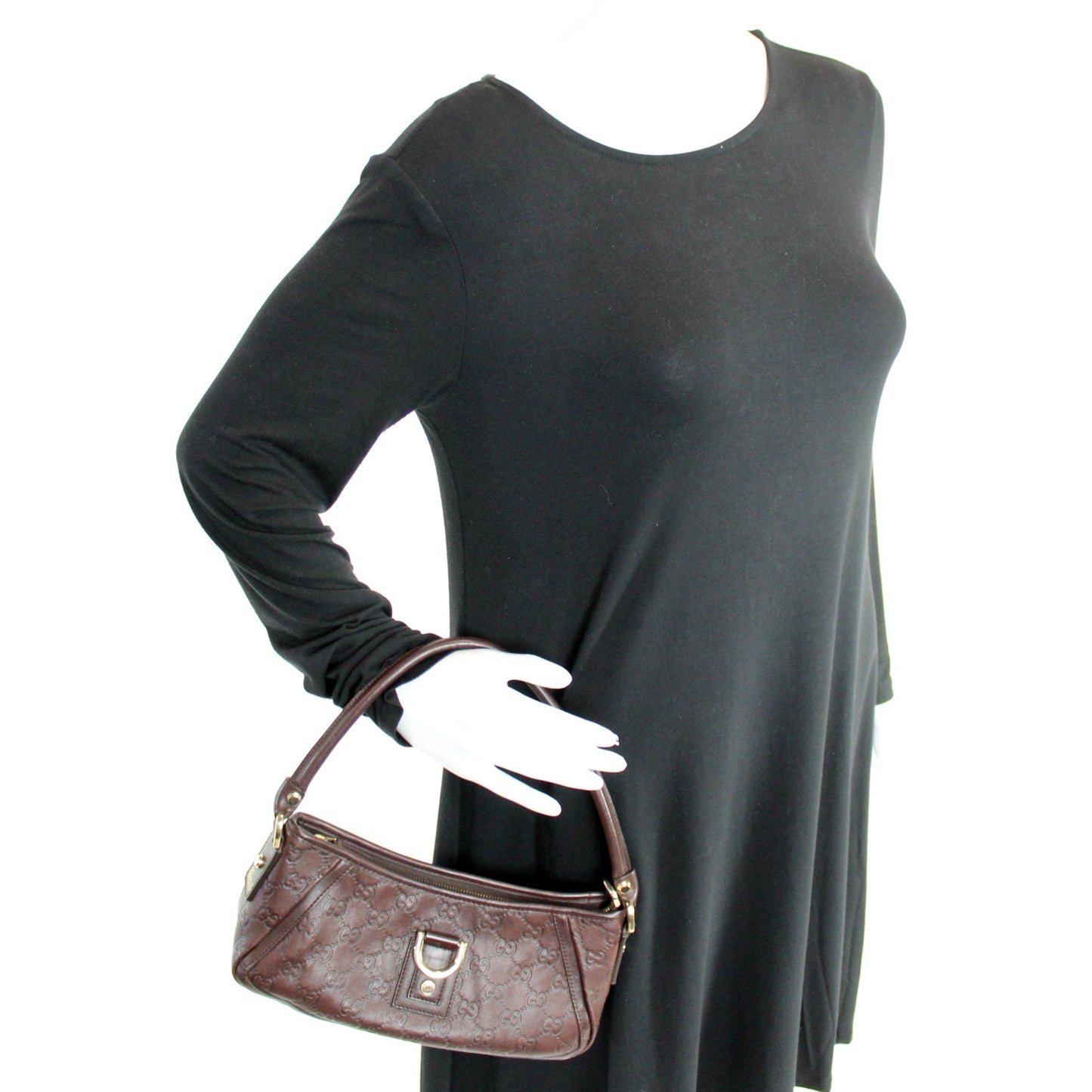 130939 GG Leather Abbey Pochette